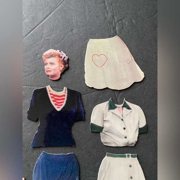 I Love Lucy Paper Doll Magnetic Magnets fridge Mix and Match - Picture 7 of 15